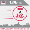 Remplacement de votre disque dur HDD par un disque SSD